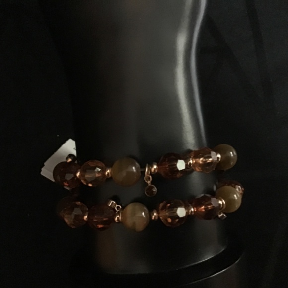 NWT M Haskell beaded stretchable bracelet set of 2 - Picture 4 of 6